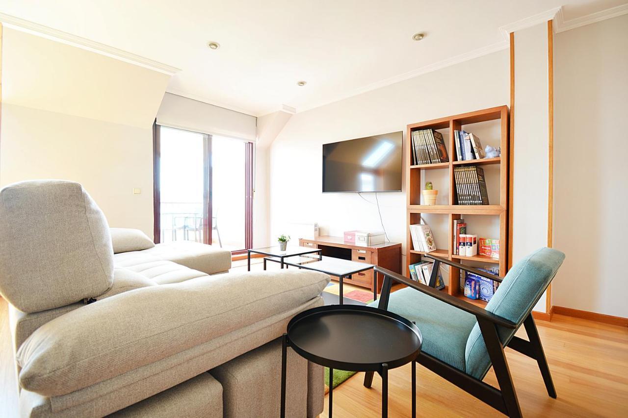 Galihost - Atico Con Terraza Y Vistas Al Mar En Vilagarcia Vilagarcia de Arousa Zewnętrze zdjęcie